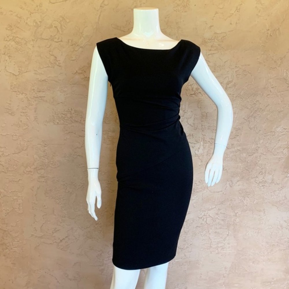 Diane Von Furstenberg Jori Black Sheath Dress 2 View 3